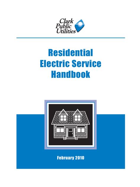 RESIDENTIAL Electric Service Handbook 